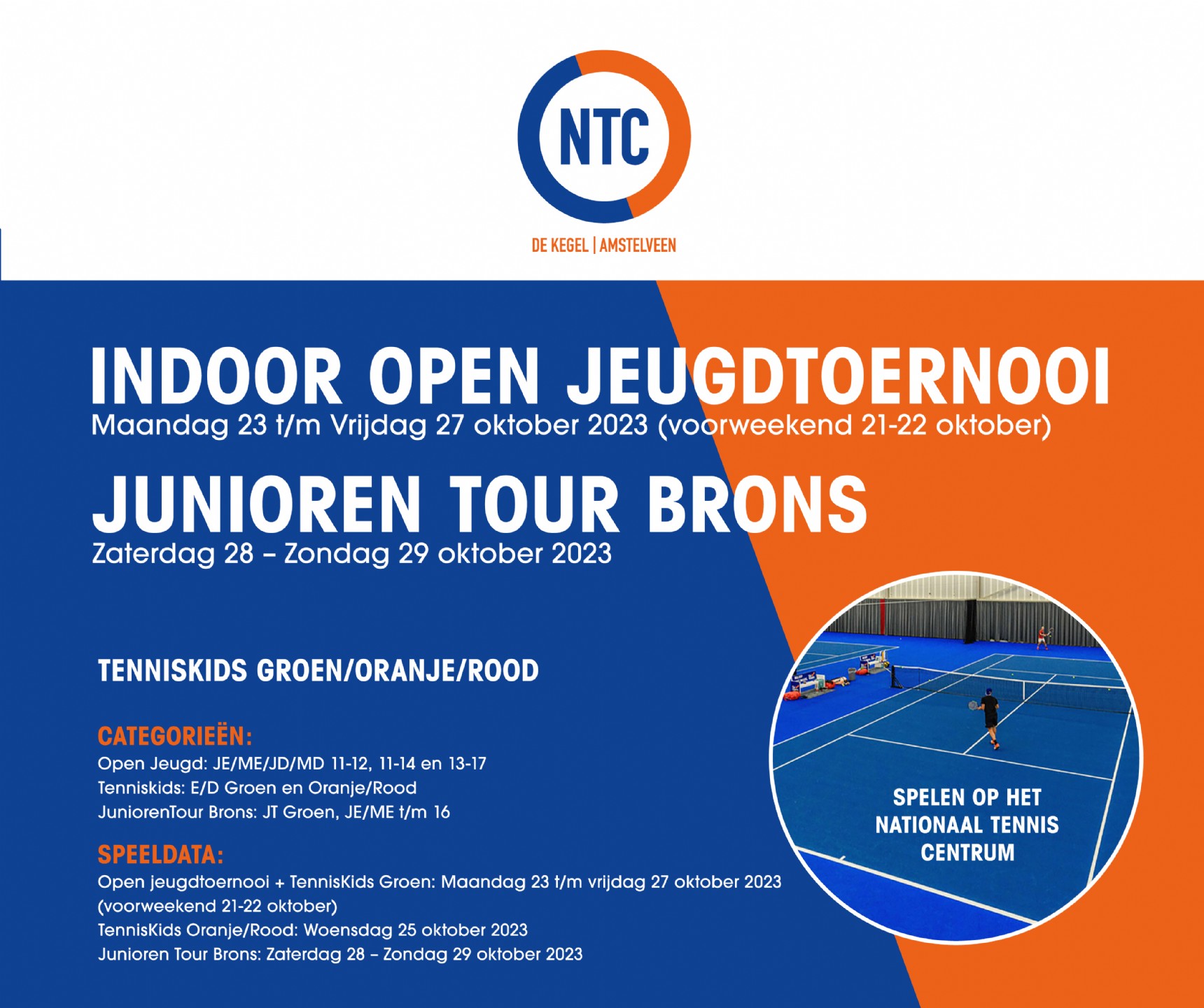 NTC Indoor Open Jeugd & Juniorentoernooi 2023