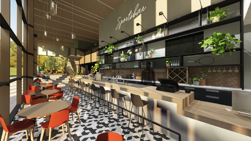 Preview interieur horeca NTC de Kegel Amstelveen